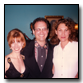 Cousin Laurie, Lewis Stadlen and Randy Graff backstage at Laughter on the 23rd Floor, Los Angeles