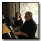 Tim and Me backstage at 54 Below