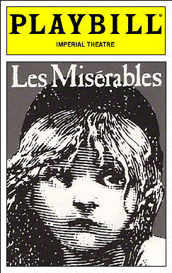 Les Miserables playbill